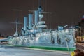 Armoured cruiser Aurora, St.Petersburg, Russia Royalty Free Stock Photo