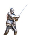 Armoured knight Royalty Free Stock Photo