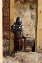 Armoured knight with swords Royalty Free Stock Photo