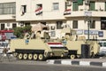 Armoured vehicles in Tahrir Square, Cairo, Egypt