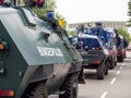 Armoured vehicles and water cannons of the Federal Police