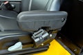 Armrest of a forklift Royalty Free Stock Photo