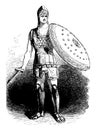 Arms and Armor, vintage illustration