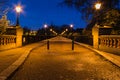 Armstrong Bridge at dawn Royalty Free Stock Photo