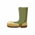 Army boots icon, cartoon style Royalty Free Stock Photo