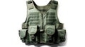 Army, Bulletproof vest isolated on white background