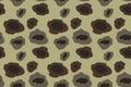Army Camouflage Pattern Khaki Color. Vector Illustration.
