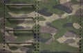 Army camouflage of tank turret armor background 3d illustration