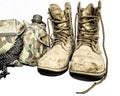 Army combat boots