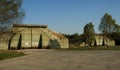 Army hangars Royalty Free Stock Photo