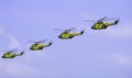 Army helicopters Royalty Free Stock Photo