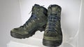 Army hiking alpine boots for adventurous trips