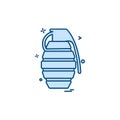 Army icon design vector Royalty Free Stock Photo