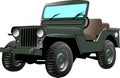 Army Jeep Royalty Free Stock Photo