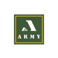 Army logo vector military template symbol design Royalty Free Stock Photo