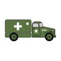 Army Medical Truck Royalty Free Stock Photo