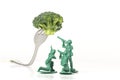 Army Men Attack Fork