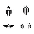 army military vector icon Royalty Free Stock Photo