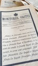 Army Monitor the official publication of Romanian Ministry of Defense in the First World War