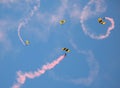 Army Parachutists Royalty Free Stock Photo