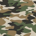 army pattern seamless vector eps file, printable and editable vector size and color Royalty Free Stock Photo
