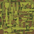 Army pattern tool. Military camouflage texture Vector of hammer,