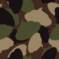 Army pattern of turd. Military camouflage texture Vector shit. Royalty Free Stock Photo