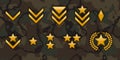 Army rank signs