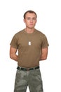 Army soldier guy Royalty Free Stock Photo