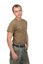 Army soldier guy Royalty Free Stock Photo