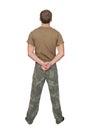 Army soldier guy Royalty Free Stock Photo