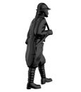 Army soldiers silhouette. Soldier keeps watch on guard. Rangers on border. Commandos team unit. Special force crew.