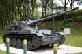 Army tank on display Royalty Free Stock Photo