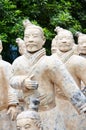 Army of terracotta warriors Royalty Free Stock Photo