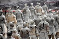 Army of Terracotta Warriors and Horses, Xian, China Royalty Free Stock Photo