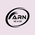 ARN letter logo Design. ARN Simple and modern monogram logo. Abstract Alphabet vector Design Royalty Free Stock Photo
