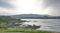 Arnao beach in the council of CastrillÃ³n, Principality of Asturias