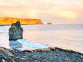 Arnardrangur rock near Vik in Iceland