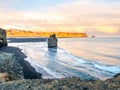 Arnardrangur rock near Vik in Iceland