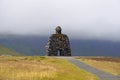 Statue of Bardur Snaefellas troll made by Ragnar Kjartansson