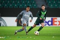 Arnaud Nordin of AS Saint-Etienne in action