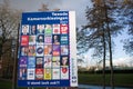 Billboard with dutch political campaign posters