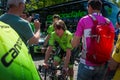 Arnhem, Netherlands May 7, 2016; Davide Formolo and Rigoberto Uran before the start