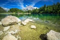 Arnisee with Swiss Alps. Arnisee is a reservoir in the Canton of Uri, Switzerland, Europe