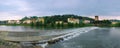 Arno river and Old Tower in Florence.