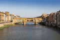 Arno river and Ponte Vecchio in Florence, Italy