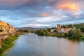 Arno river at sunset. Florence, Italy. Royalty Free Stock Photo