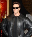 Arnold Schwarzenegger at Madame Tussaud's Royalty Free Stock Photo