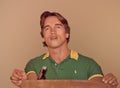 Arnold Schwarzenegger in Philadelphia in 1981 Royalty Free Stock Photo