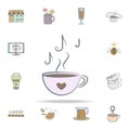 aroma of coffee notes icon. coffee icons universal set for web and mobile